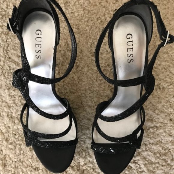 Guess Elegant High heel sparkly Size 9 1/2 M. - Picture 2 of 3